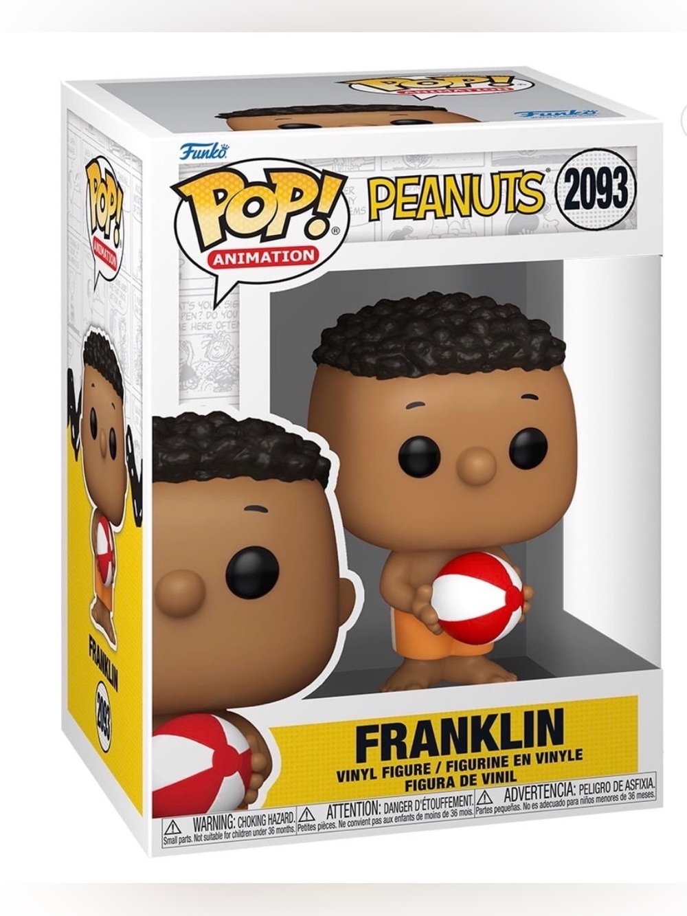 Funko Pop Animation #2093 Peanuts Franklin Brand New